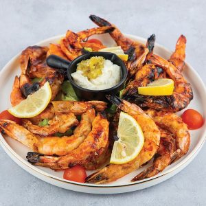 Grilled jumbo shrimp